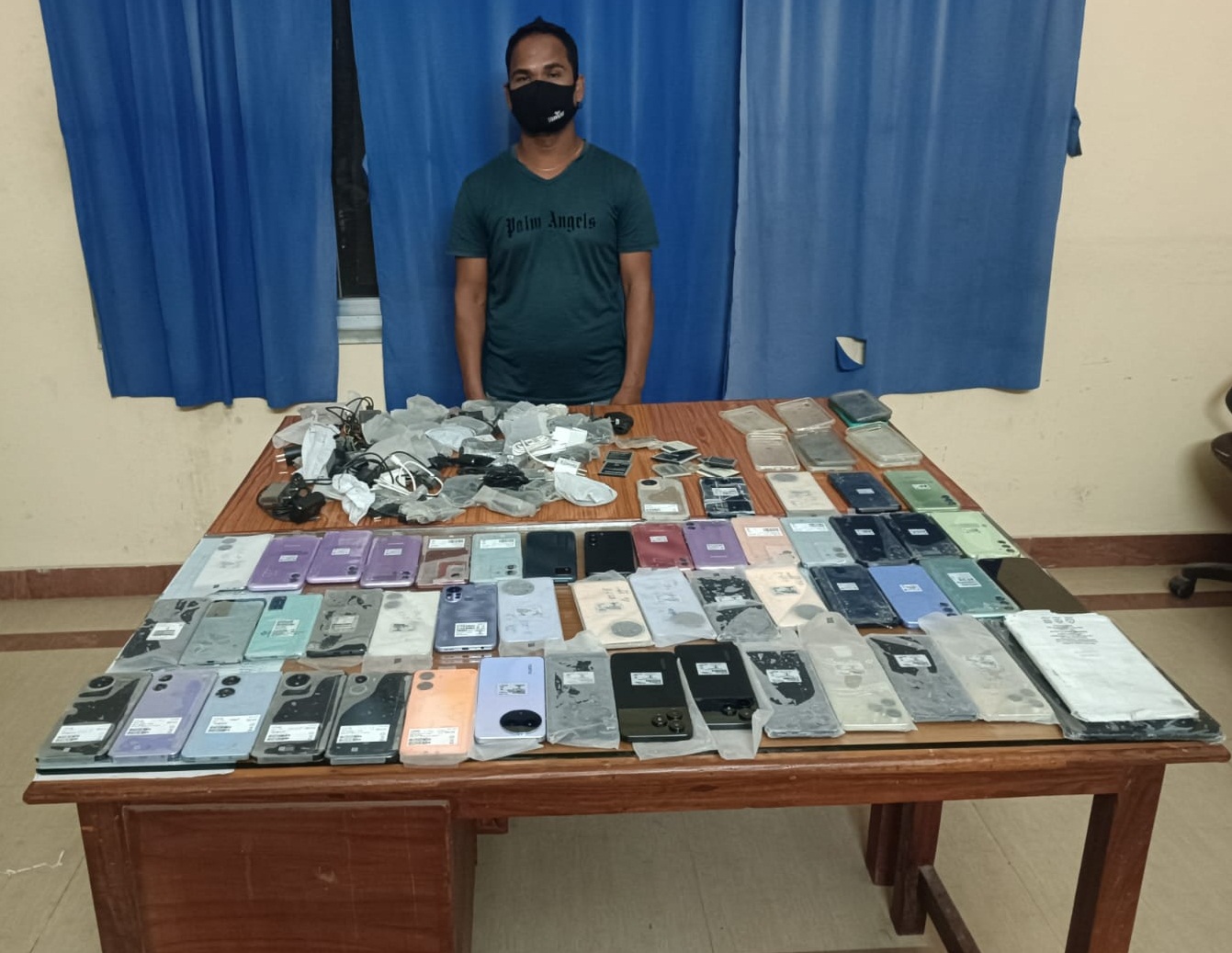 You are currently viewing विभिन्न कम्पनीका ५१ ओटा मोबाइल सहित चौधरी पक्राउ