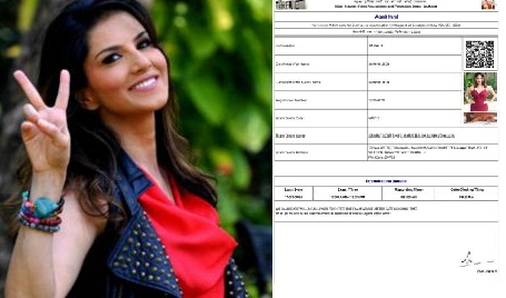 You are currently viewing भारतको प्रहरी परीक्षाको एक प्रवेश पत्रमा सनी लियोनीको तस्विर