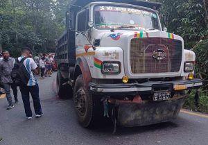 Read more about the article टिपर र मोटरसाइकल दुर्घटना हुँदा एकजनाको मृत्यु